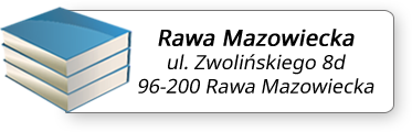 dane adresowe biblioteki Rawa Mazowiecka, ul. Zwolińskiego 8d, 96-200 Rawa Mazowiecka